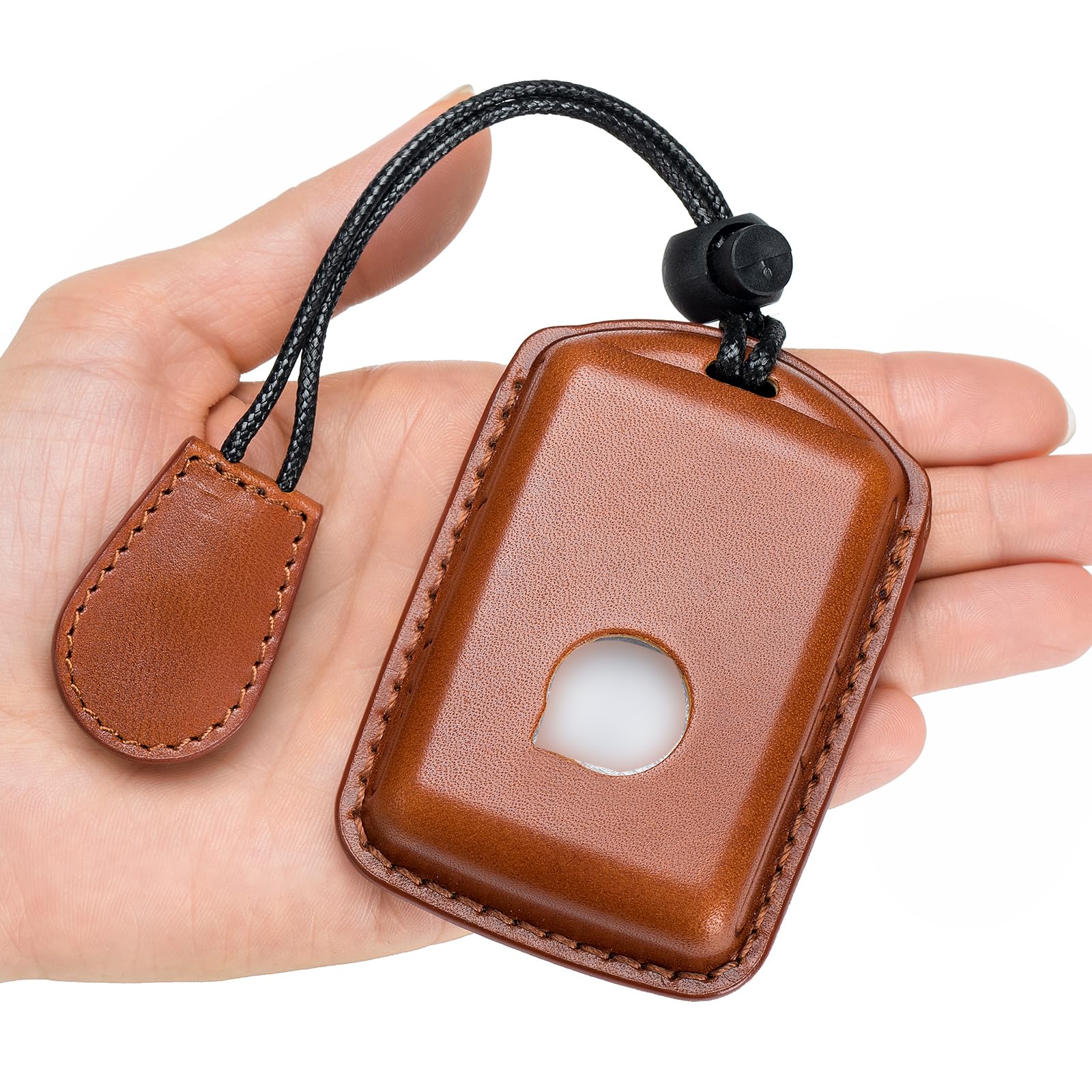 Volvo Schlüsselanhänger aus echtem Leder mit Schlüsselanhänger, kompatibel mit Volvo XC40, XC60, S90, Braun Volvo Schlüsselanhänger aus echtem Leder mit Schlüsselanhänger, kompatibel mit Volvo XC40, XC60, S90, Braun von LCXWZNDY