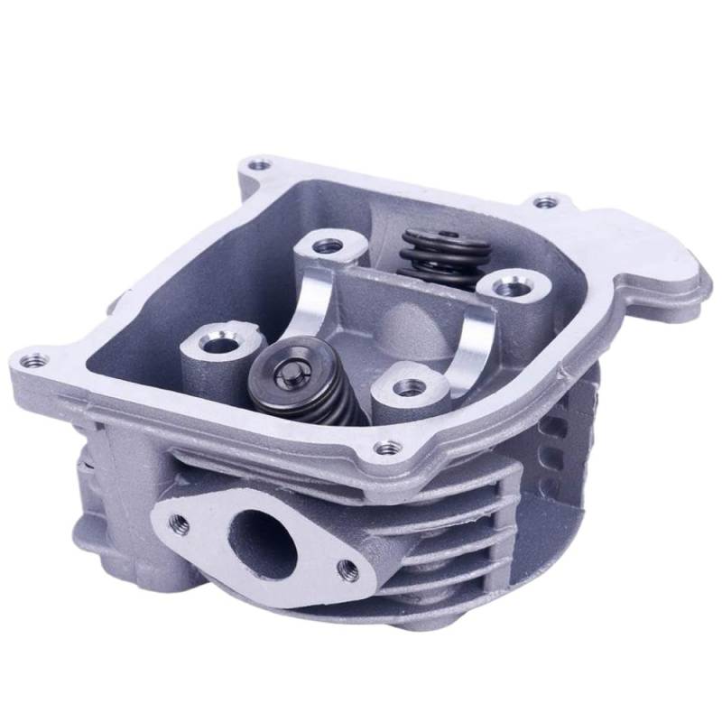 LCYSXTFZ GY6 80CC 47mm Scooter Big Bohrenzylinder Rebuild-Kit mit Zylinderkopfbaugruppe kompatibel mit 139QMB 1P39QMB Moped ATV Go-Kart UTV(64mm Valves) von LCYSXTFZ