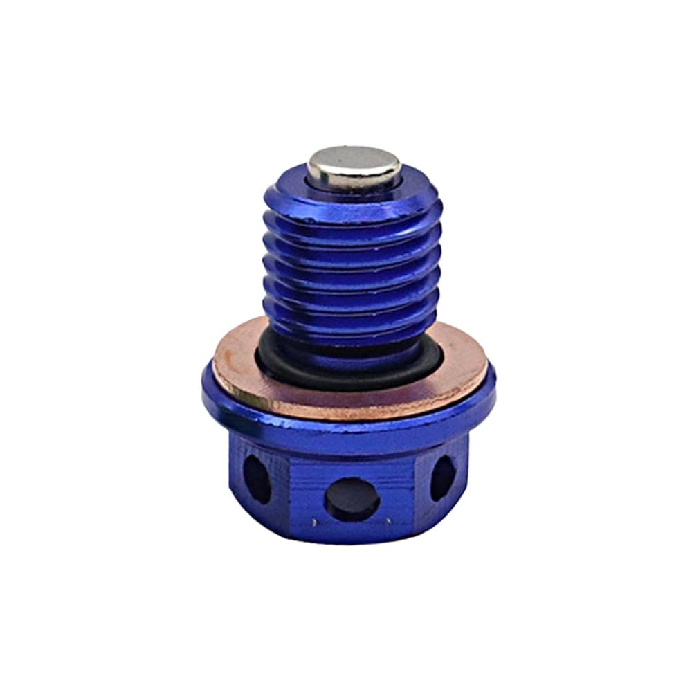 LCYSXTFZ M12X1 5 Magnetische Ölabflussstopp mit Unterlegscheibe -Dichtung kompatibel mit 50 90 110 125 140 150cc Pit Dirt Bikes Fits CRF XR Z50 CR80 -Modelle(Blue) von LCYSXTFZ