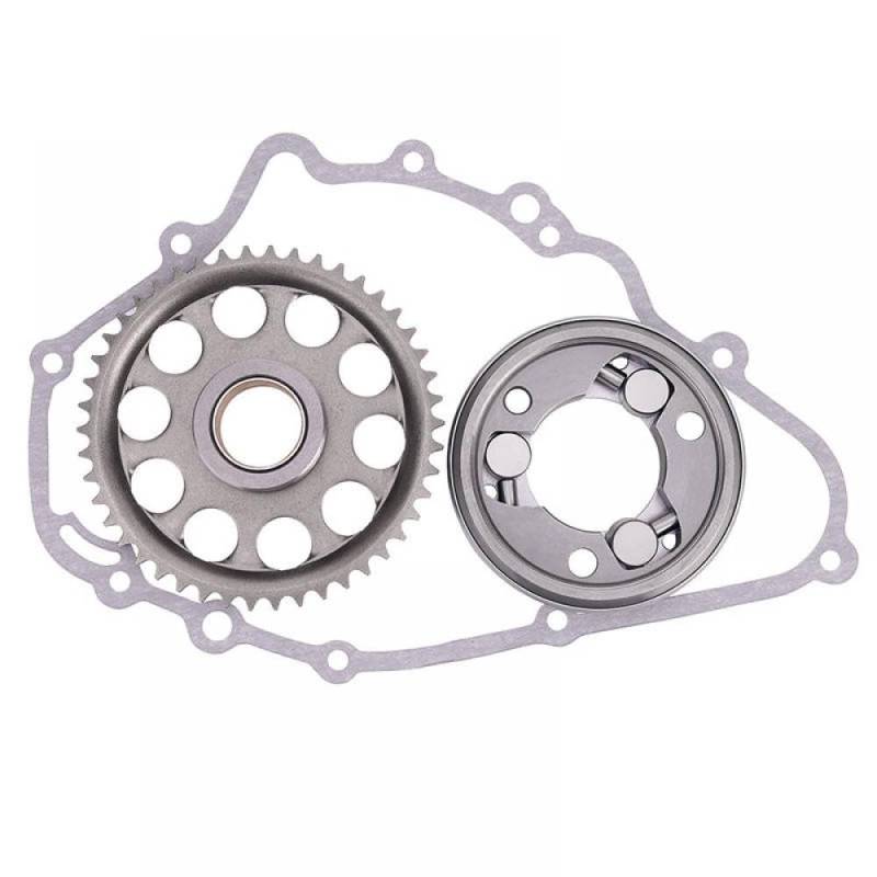 LCYSXTFZ Motorrad One-Wege-Haustarterkupplungsgedeck Schwungradbaugruppe und Dichtung kompatibel mit ER-5 ER500 454LTD EN450A EX500A EX500D EN500(1 Set) von LCYSXTFZ