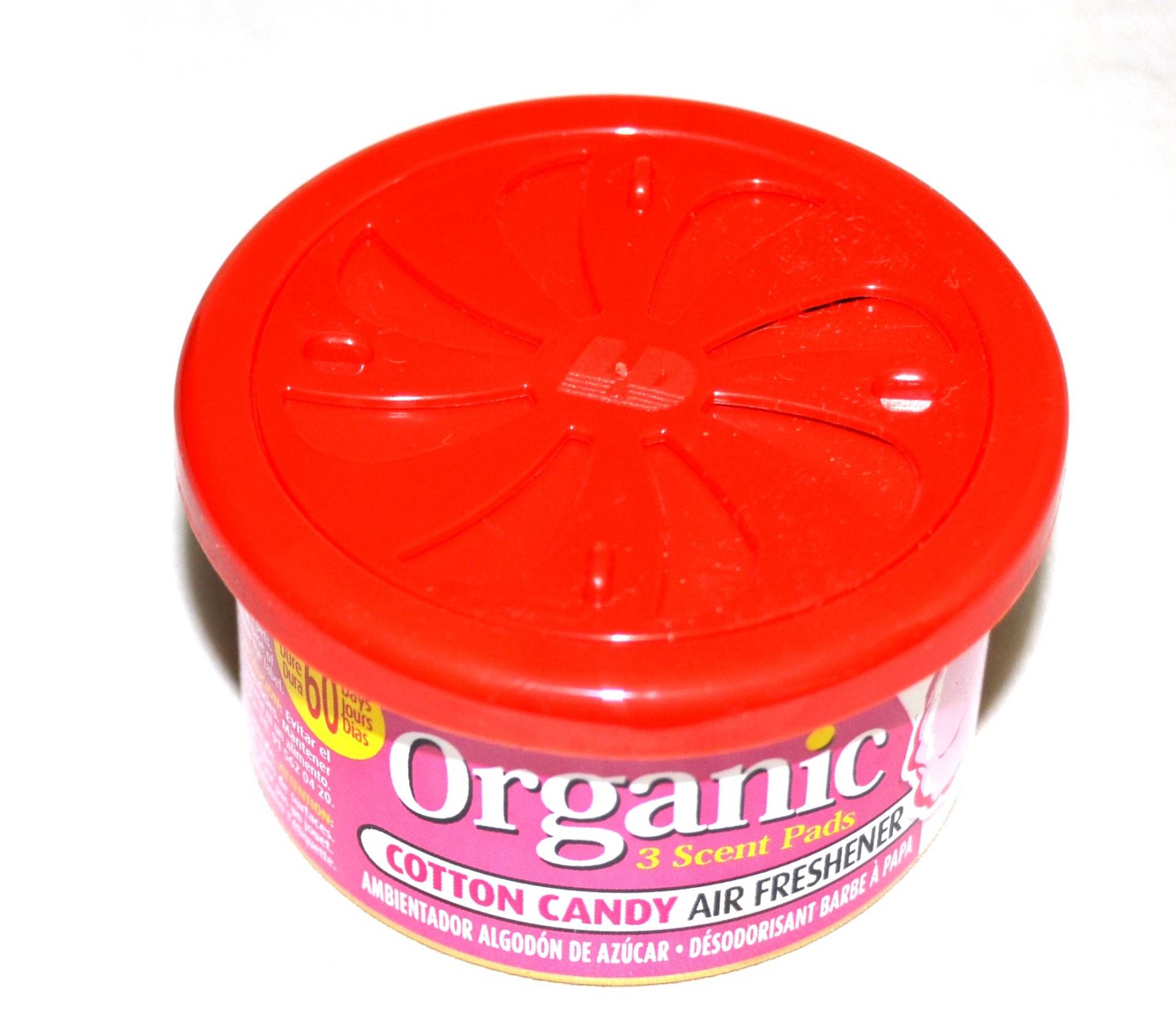 L&D Organic Scent Duftdose Cotton Candy - Zuckerwatte Lufterfrischer Autoduft von LD