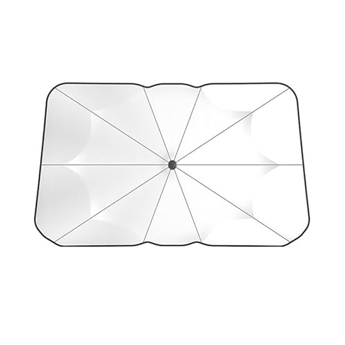 1PCS Auto Sonnenschutz Frontscheibe, für BMW Serie 2 Series 2er F44 2er Gran Coupé 2020-2024 Foffener Mund Sommer-Sonnenschutz Wärmeisolierung, G Titanium Silver 120CM*65CM von LDAAA