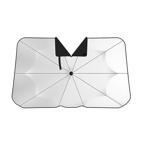 1PCS Auto Sonnenschutz Frontscheibe, für VW Phaeton GP3 GP2 GP1 GP0 V6 V8 V10 W12 2002-2014 Foffener Mund Sommer-Sonnenschutz Wärmeisolierung, B V Black 140CM*79CM von LDAAA