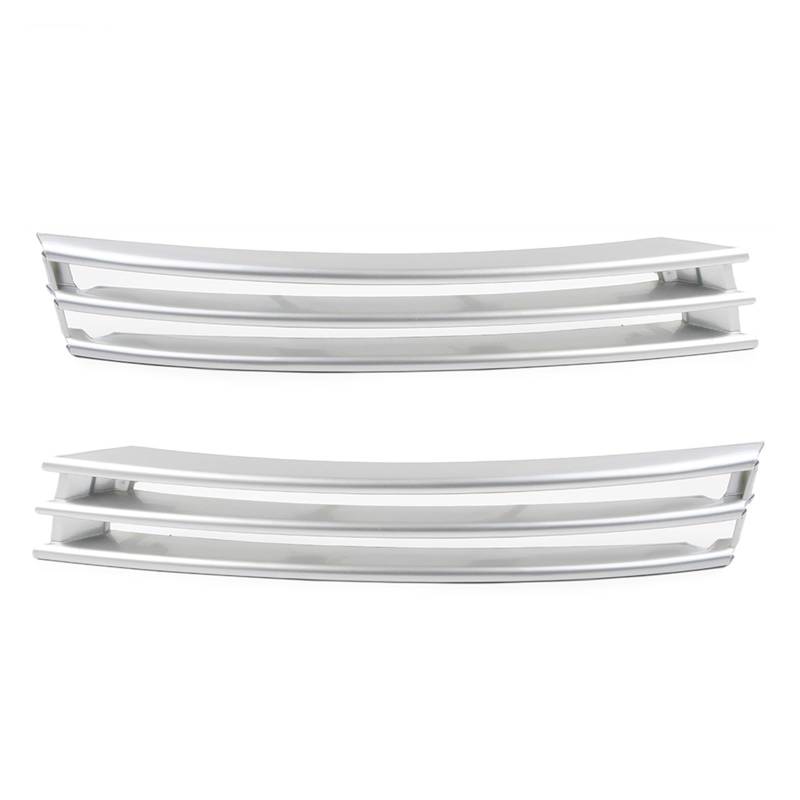 LDFREBCX 1 Paar Auto-Frontstoßstangengrill-Entlüftungsgitter, silberfarben, kompatibel mit Land Rover Range Rover L405 2013–2017, Frontstoßstangengrillabdeckung von LDFREBCX