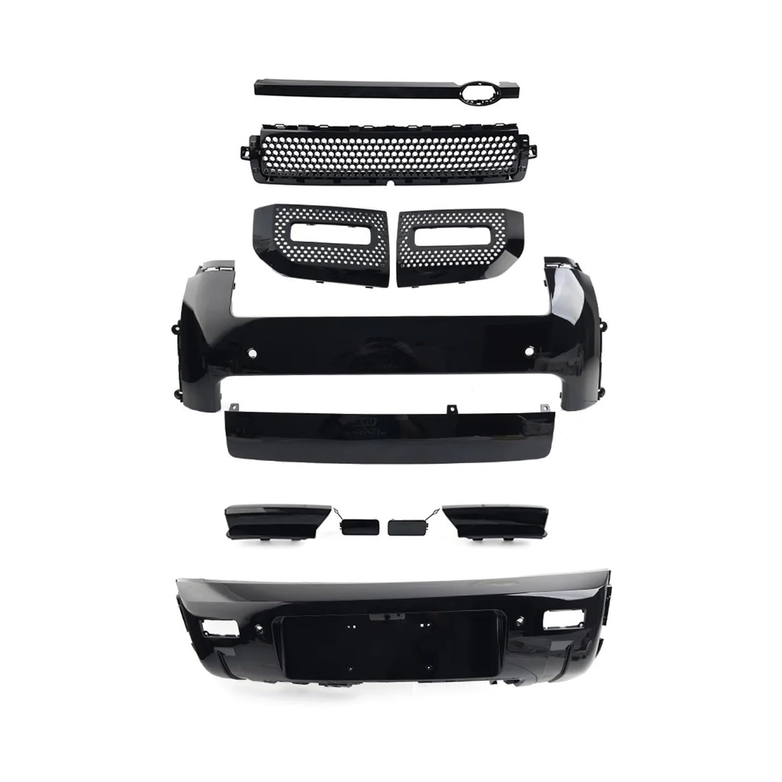 LDFREBCX 11 Teile/Satz Auto Vorne Hinten Lip Kompatibel for Land Rover Defender 90 110 130 2020-2024 Stoßstange Protector Guard Skid Body Kits LDFREBCX 11 Teile/Satz Auto Vorne Hinten Lip Kompatibel for Land Rover Defender 90 110 130 2020-2024 Stoßstange Protector Guard Skid Body Kits von LDFREBCX