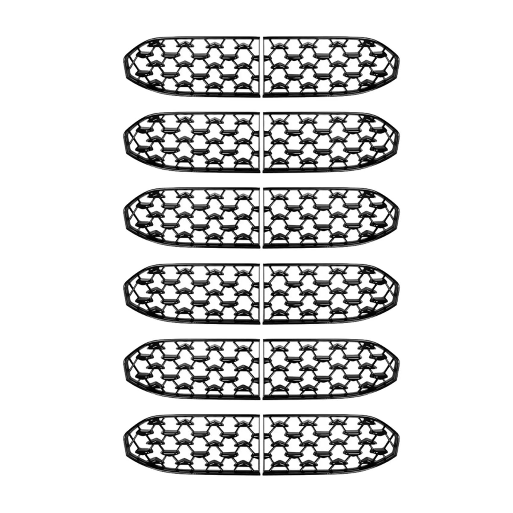 LDFREBCX 12X Auto Front Lower Grille Stoßstange Grille Abdeckung Dekoration Kompatibel for Mazda CX30 CX-30 for 2020-2021 LDFREBCX 12X Auto Front Lower Grille Stoßstange Grille Abdeckung Dekoration Kompatibel for Mazda CX30 CX-30 for 2020-2021 von LDFREBCX