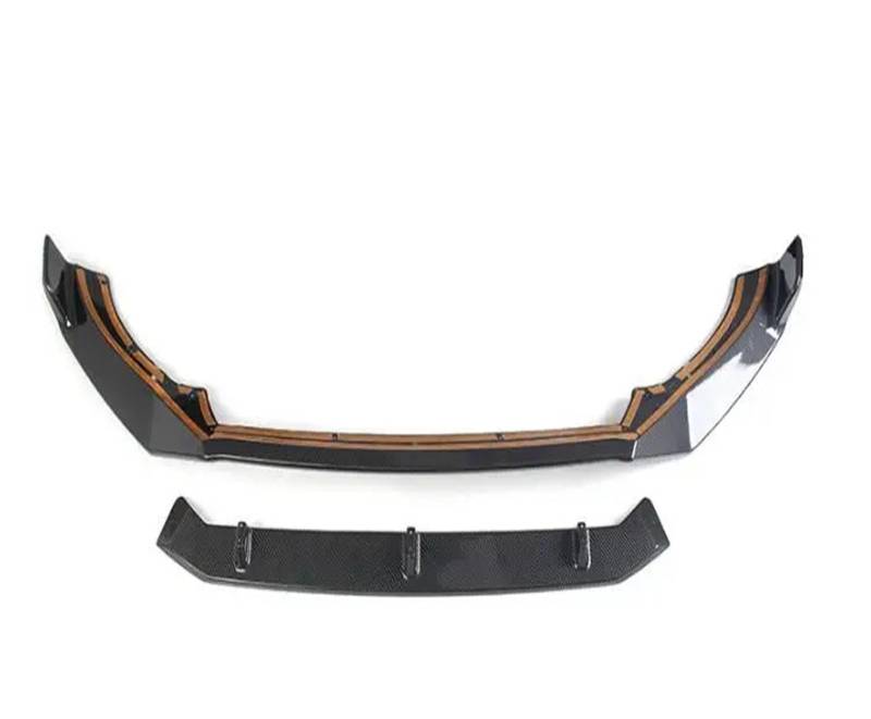 LDFREBCX 1SET ABS Auto Stoßstange Vorne Splitter Lip Spoiler Kompatibel for Volvo XC60 2018-2023 Stoßstange vorne Lip Splitter(ABS Carbon fiber1) von LDFREBCX