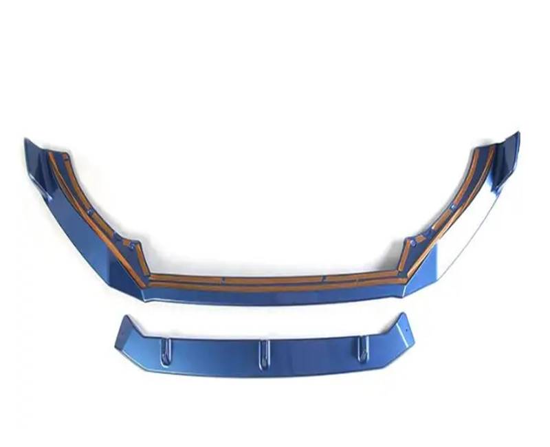 LDFREBCX 1SET ABS Auto Stoßstange Vorne Splitter Lip Spoiler Kompatibel for Volvo XC60 2018-2023 Stoßstange vorne Lip Splitter(Blue1) von LDFREBCX