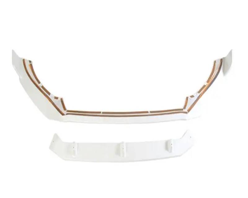 LDFREBCX 1SET ABS Auto Stoßstange Vorne Splitter Lip Spoiler Kompatibel for Volvo XC60 2018-2023 Stoßstange vorne Lip Splitter(White) von LDFREBCX