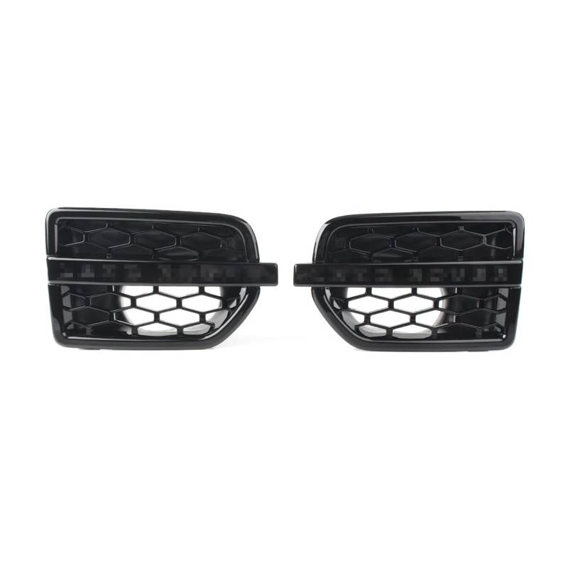LDFREBCX 2-teiliger Nebelscheinwerfergrill, kompatibel mit Land Rover Discovery 4 LR4 2010–2016, Auto-Frontgrill, Lufteinlass, Kotflügelentlüftung in Santorini von LDFREBCX