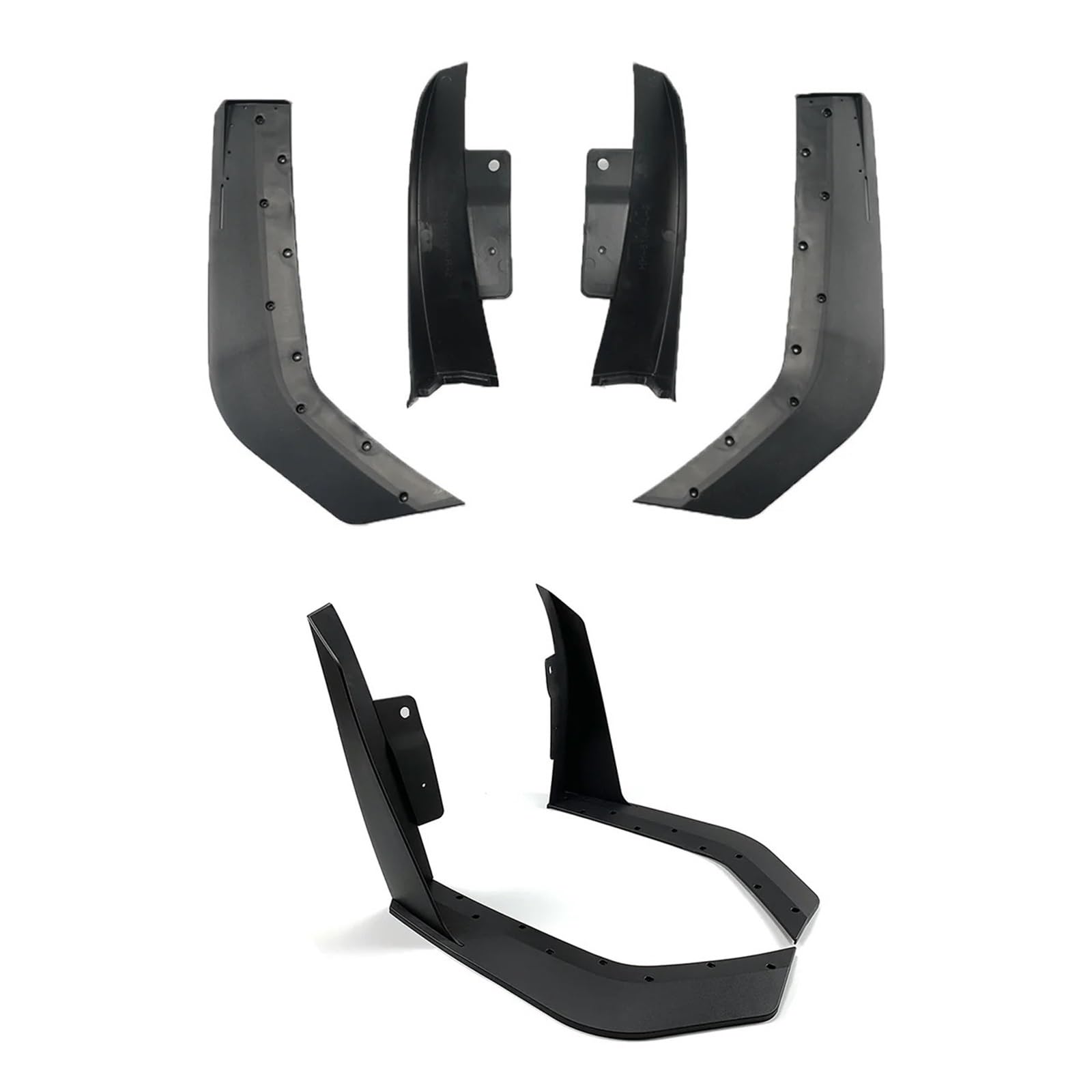 LDFREBCX 2PCS Auto Vorderen Stoßfänger Kompatibel for Mustang GT500 2015-2021 MP Stil Schwarz Ecke Spoiler Winglet Splitter LDFREBCX 2PCS Auto Vorderen Stoßfänger Kompatibel for Mustang GT500 2015-2021 MP Stil Schwarz Ecke Spoiler Winglet Splitter von LDFREBCX