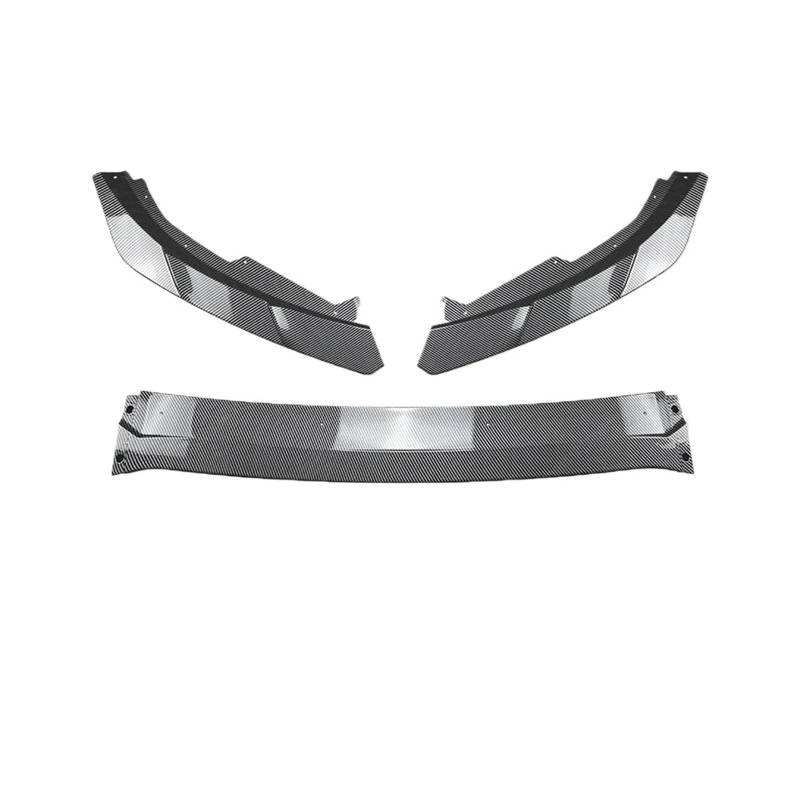 LDFREBCX 3 STÜCKE Auto Frontstoßstange Lip Spoiler Splitter Kompatibel for Focus MK4 ST Line 2019-2021 Pre-LCI ABS Schwarz Diffusor Tuning Glanz(Carbon Look) von LDFREBCX