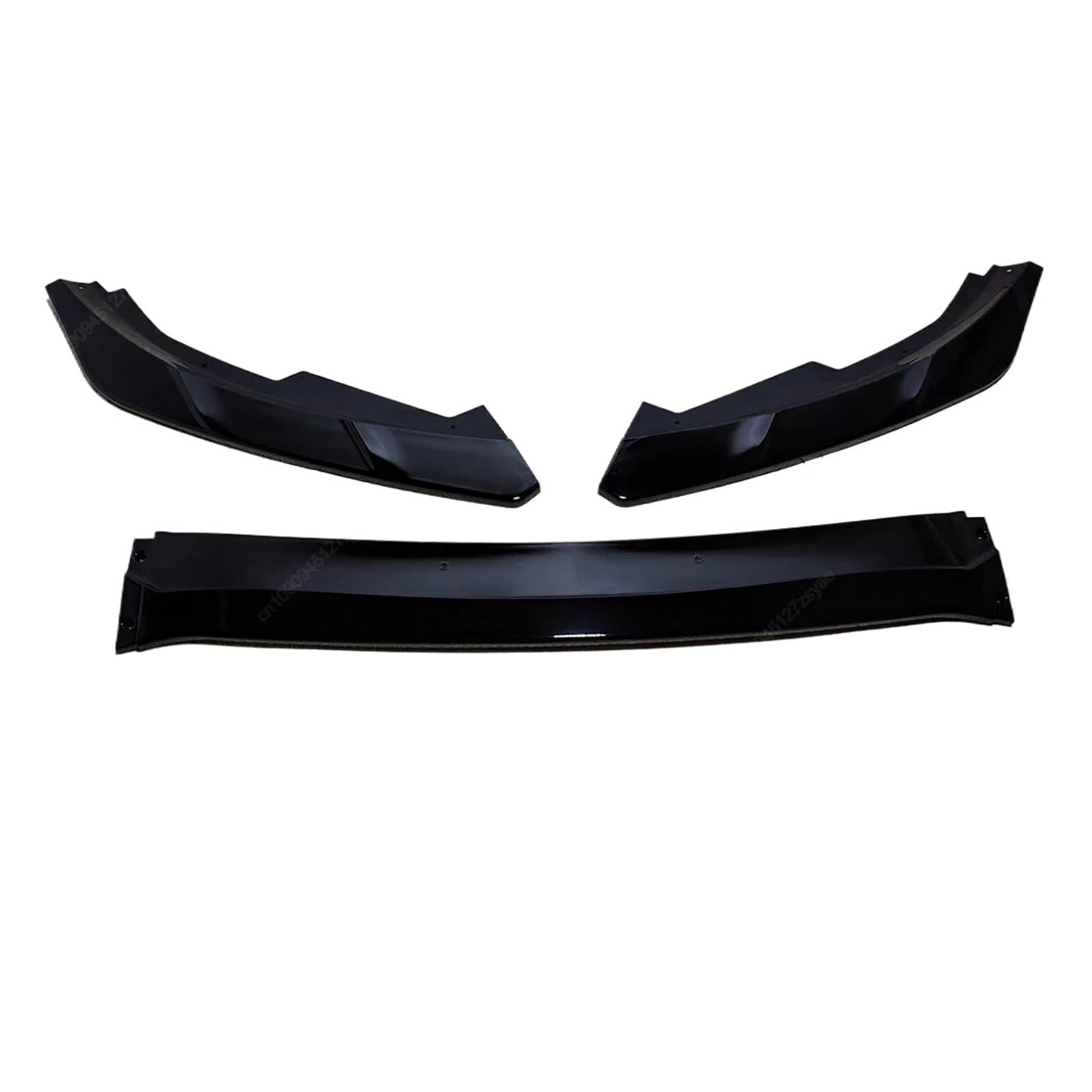 LDFREBCX 3 STÜCKE Auto Frontstoßstange Lip Spoiler Splitter Kompatibel for Focus MK4 ST Line 2019-2021 Pre-LCI ABS Schwarz Diffusor Tuning Glanz(Gloss Black1) von LDFREBCX