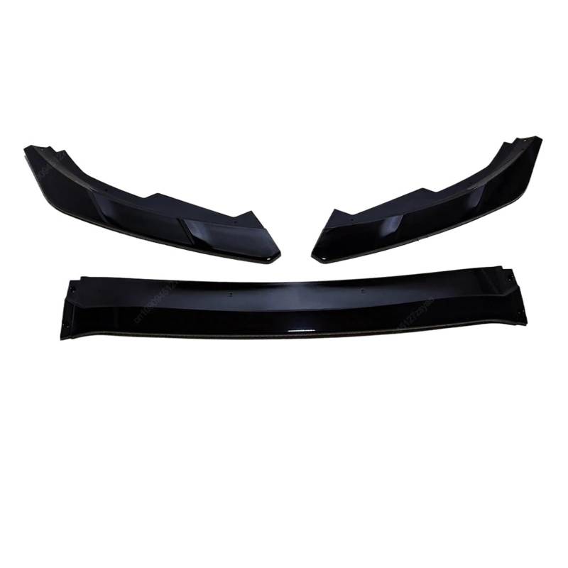 LDFREBCX 3 STÜCKE Auto Frontstoßstange Lip Spoiler Splitter Kompatibel for Focus MK4 ST Line 2019-2021 Pre-LCI ABS Schwarz Diffusor Tuning Glanz(Gloss Black1) von LDFREBCX