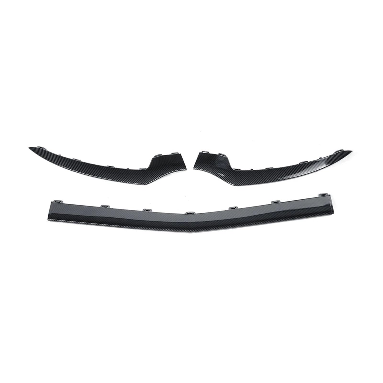 LDFREBCX 3-teiliges Auto-Frontstoßstangen-Lippen-Body-Kit Spoiler-Splitter-Diffusor-Lippe Kompatibel for Mercedes Benz W207 A207 C207 E-Klasse E320 E350 2014-2016(CF Look) von LDFREBCX