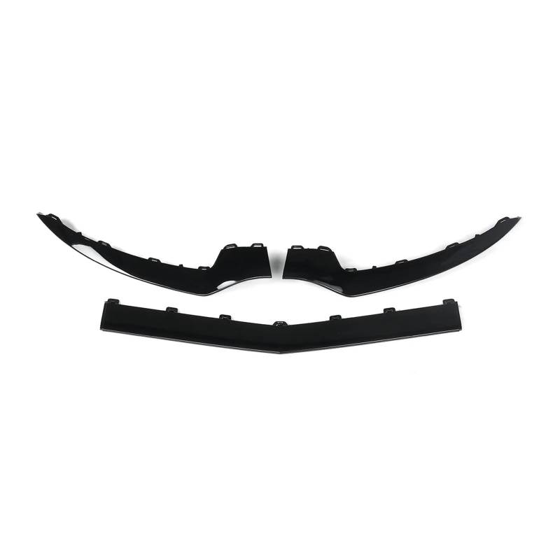 LDFREBCX 3-teiliges Auto-Frontstoßstangen-Lippen-Body-Kit Spoiler-Splitter-Diffusor-Lippe Kompatibel for Mercedes Benz W207 A207 C207 E-Klasse E320 E350 2014-2016(Glossy black1) von LDFREBCX