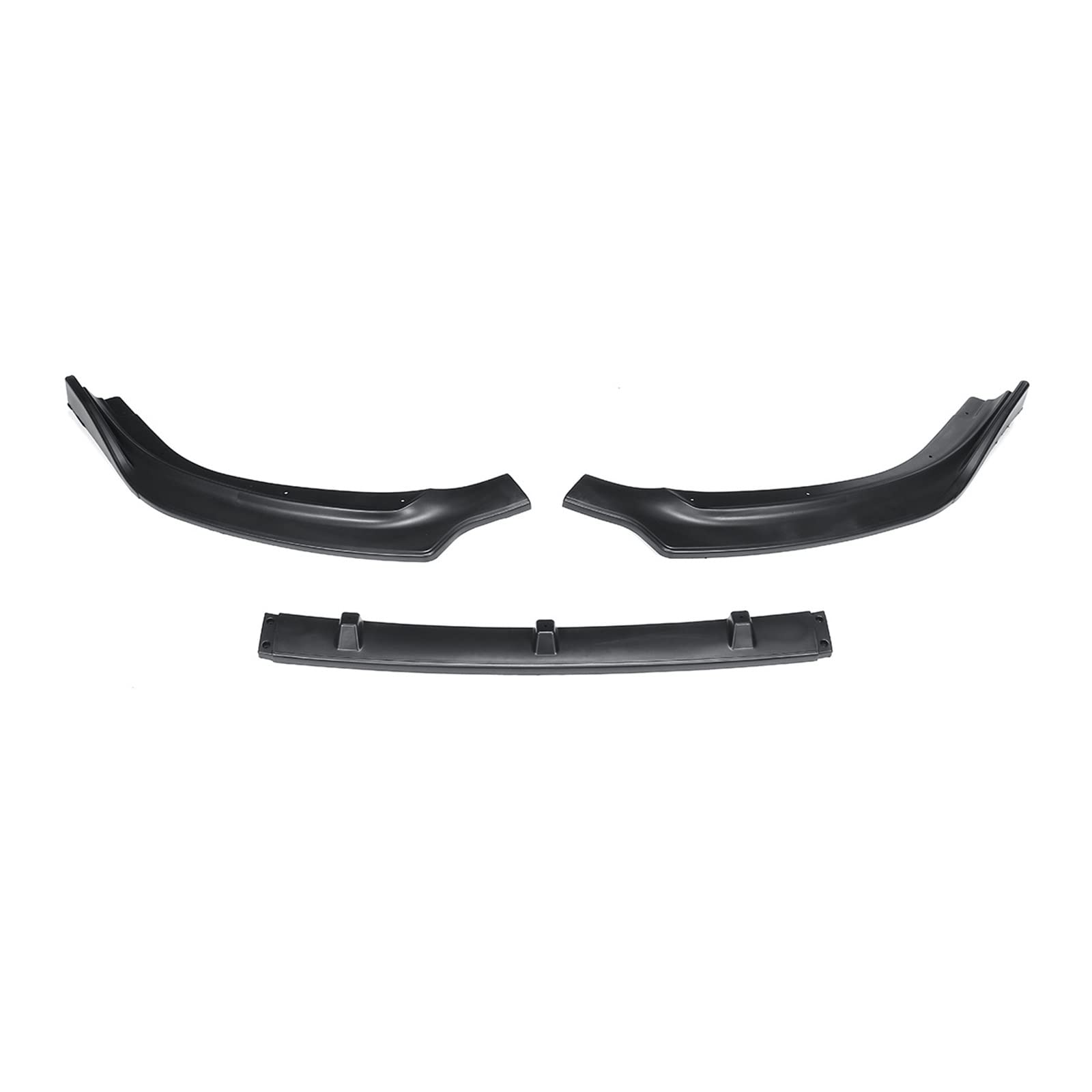 LDFREBCX 3PCS Auto Front Stoßstange Splitter Lip Diffusor Kompatibel for Toyota Highlander 2017-2019 Stoßstange Lip Deflector Lippen Spoiler(Matte Black) von LDFREBCX