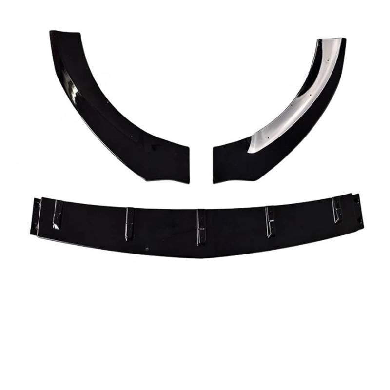 LDFREBCX ABS Auto Frontstoßstange Lip Spoiler Kompatibel for Mercedes Benz CLA Klasse C118 X118 AMG Pre-Lci 2020-2023 Schwarz Tuning Glanz(Gloss Black1) von LDFREBCX