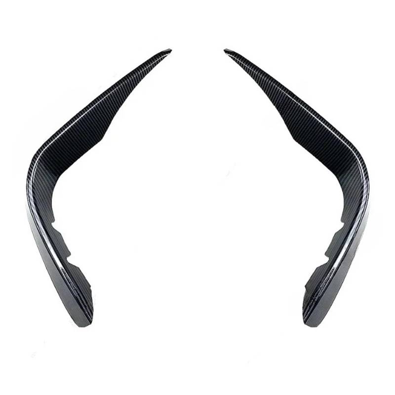 LDFREBCX ABS-Auto-Frontstoßstangensplitter-Spoiler, kompatibel for Mercedes Benz GLC-Klasse X253 GLC260 300 GLC43 AMG 2016–2019, Nebelscheinwerferverkleidung, Windmesser(2Pcs Carbon Look) von LDFREBCX