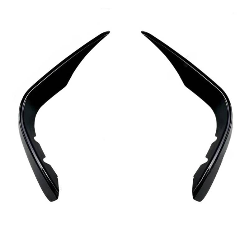 LDFREBCX ABS-Auto-Frontstoßstangensplitter-Spoiler, kompatibel for Mercedes Benz GLC-Klasse X253 GLC260 300 GLC43 AMG 2016–2019, Nebelscheinwerferverkleidung, Windmesser(2Pcs Gloss Black) von LDFREBCX