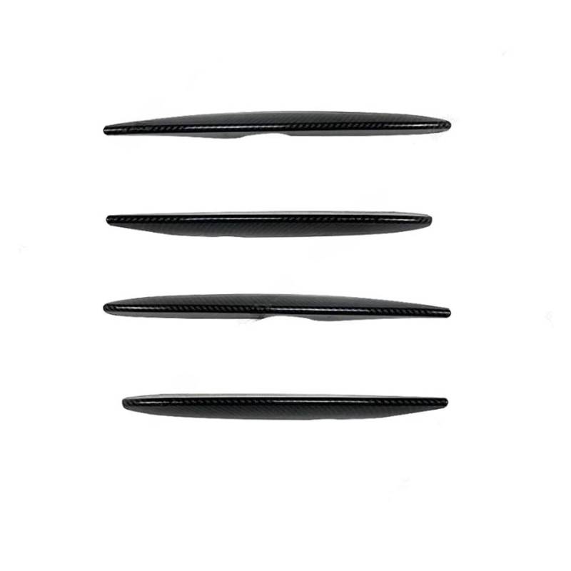 LDFREBCX ABS-Auto-Frontstoßstangensplitter-Spoiler, kompatibel for Mercedes Benz GLC-Klasse X253 GLC260 300 GLC43 AMG 2016–2019, Nebelscheinwerferverkleidung, Windmesser(4Pcs Carbon Look) von LDFREBCX