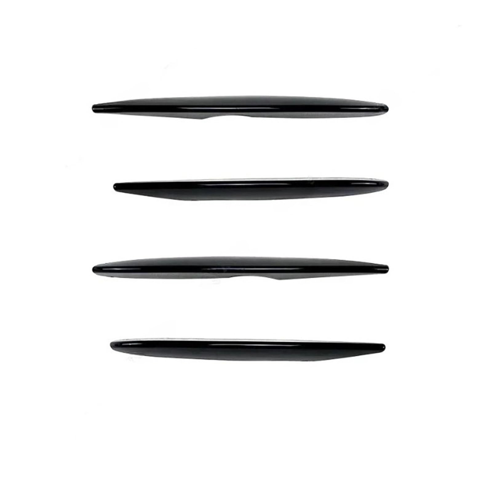 LDFREBCX ABS-Auto-Frontstoßstangensplitter-Spoiler, kompatibel for Mercedes Benz GLC-Klasse X253 GLC260 300 GLC43 AMG 2016–2019, Nebelscheinwerferverkleidung, Windmesser(4Pcs Gloss Black) von LDFREBCX