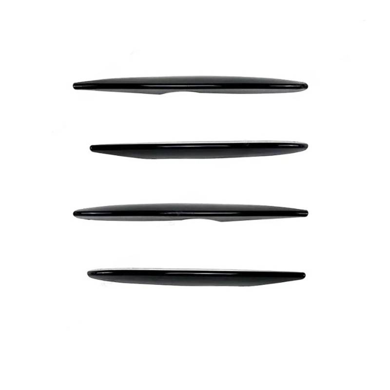LDFREBCX ABS-Auto-Frontstoßstangensplitter-Spoiler, kompatibel for Mercedes Benz GLC-Klasse X253 GLC260 300 GLC43 AMG 2016–2019, Nebelscheinwerferverkleidung, Windmesser(4Pcs Gloss Black) von LDFREBCX