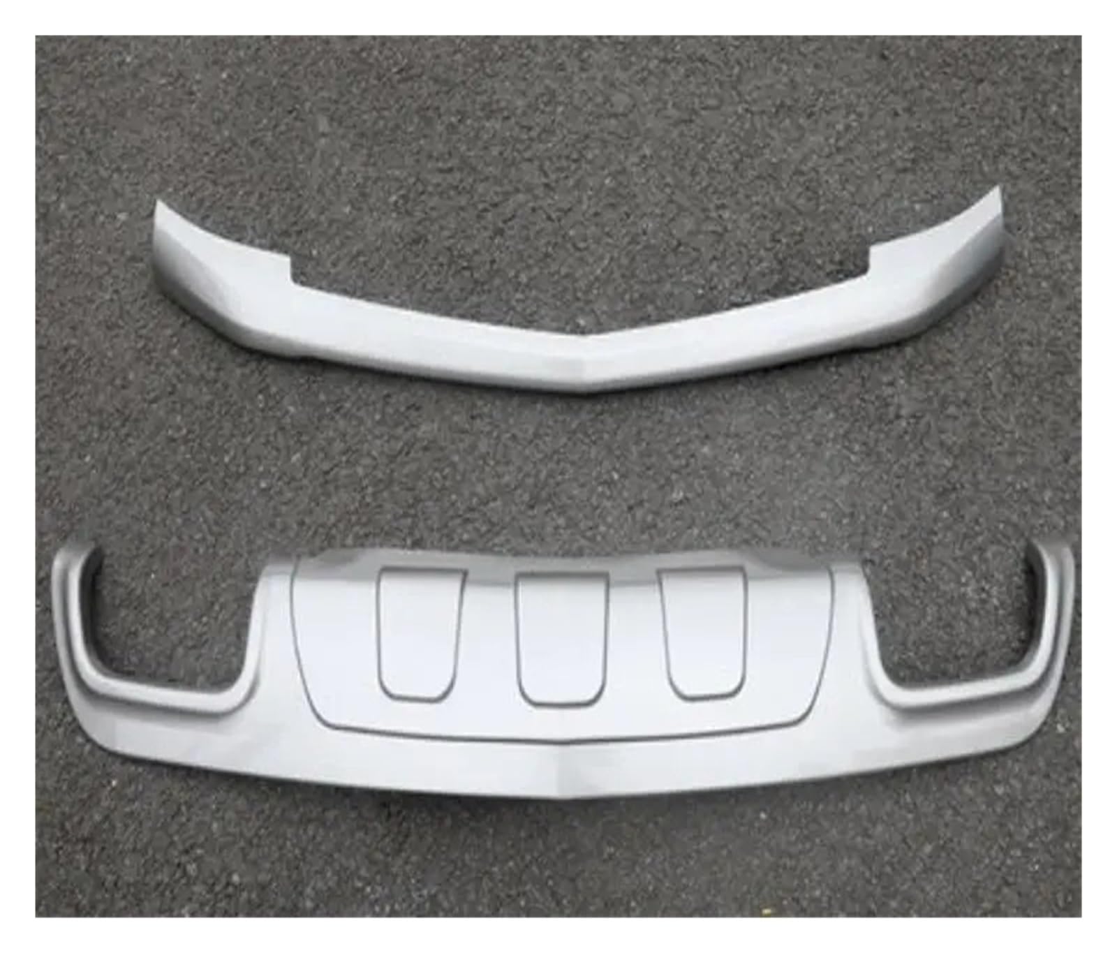 LDFREBCX ABS-Stoßstangendiffusor, Heckspoilerlippe, kompatibel mit Cadillac XT4 2018–2022, Carbonfaser-Auto, vordere Heckstoßstangenschutzplatte(ABS) von LDFREBCX