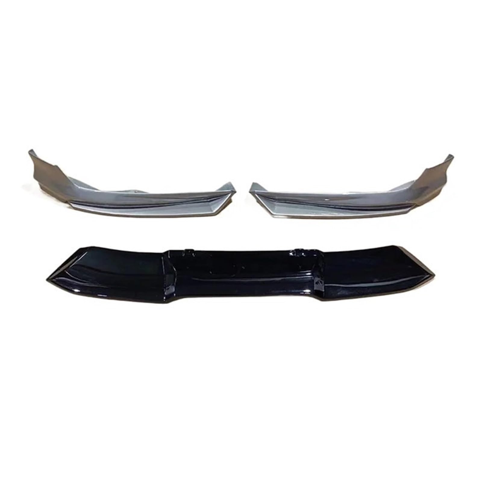 LDFREBCX Auto Front Stoßstange Diffusor Kompatibel for Volvo S60 V60 Limousine 2020-2023 Front Stoßstange Spoiler Diffusor Splitter Lip(Grey Black) von LDFREBCX