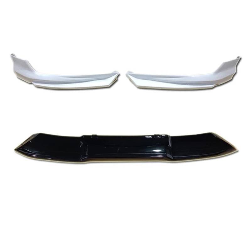 LDFREBCX Auto Front Stoßstange Diffusor Kompatibel for Volvo S60 V60 Limousine 2020-2023 Front Stoßstange Spoiler Diffusor Splitter Lip(White Black) von LDFREBCX