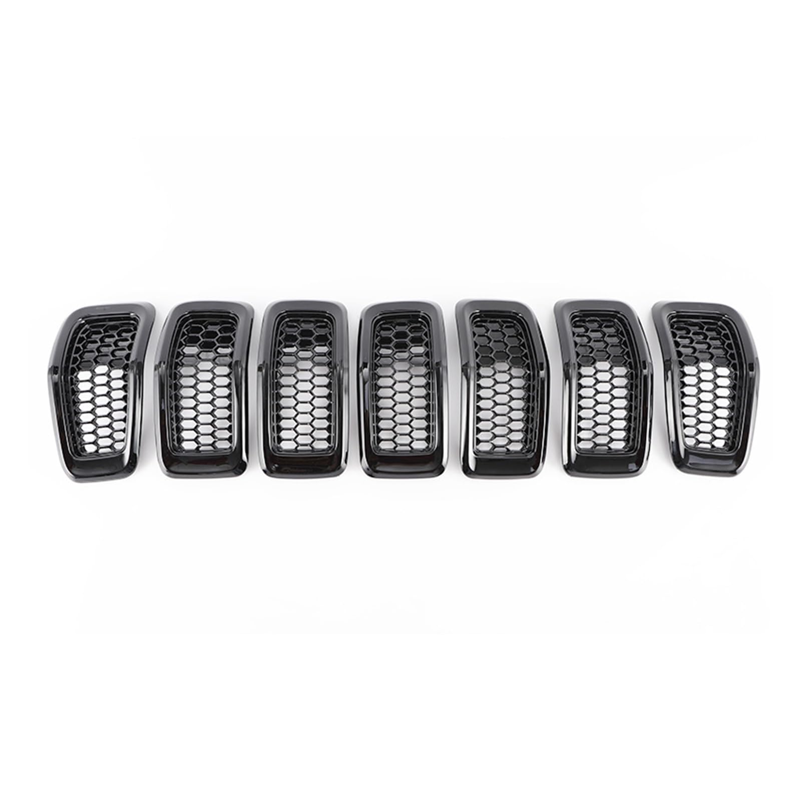 LDFREBCX Auto Front Stoßstange Grille Kompatibel for Jeep Cherokee for 2014-2018 Grille Mesh(1 Set Black) von LDFREBCX