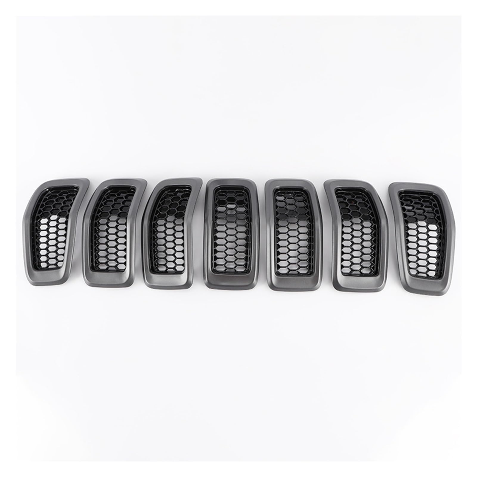 LDFREBCX Auto Front Stoßstange Grille Kompatibel for Jeep Cherokee for 2014-2018 Grille Mesh(1 Set Grey) von LDFREBCX
