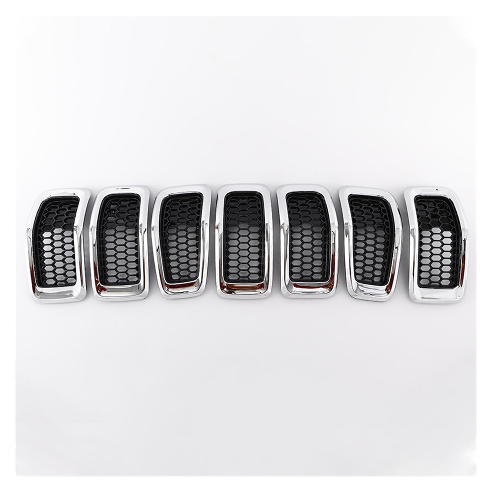LDFREBCX Auto Front Stoßstange Grille Kompatibel for Jeep Cherokee for 2014-2018 Grille Mesh(1 Set White) von LDFREBCX