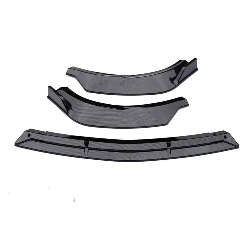 LDFREBCX Auto Front Stoßstange Lip Splitter Diffusor Kompatibel for Mercedes Benz C118 X118 W118 CLA Klasse 2020-2023 Glanz Schwarz Spoiler Schutz(Carbon Look) von LDFREBCX