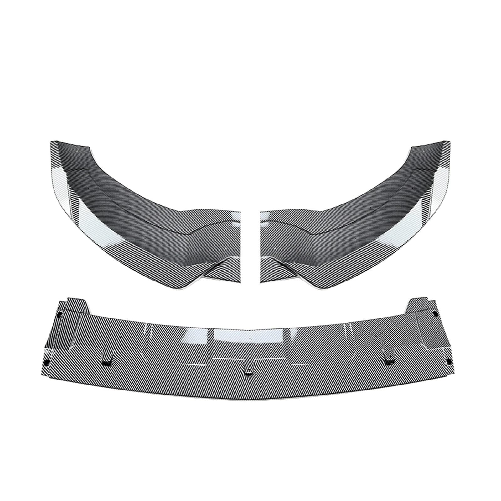 LDFREBCX Auto Front Stoßstange Splitter Lip Lower Spoiler Kompatibel for Mercedes Benz W166 GLE Coupe C292 AMG 2015-2018(CF Look) von LDFREBCX
