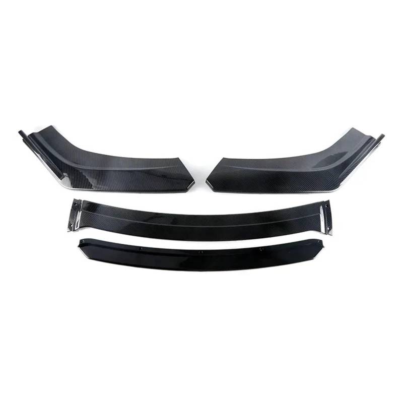 LDFREBCX Auto Front Untere Stoßstange Lip Splitter Spoiler Protector Sport Diffusor Universal Kompatibel for BMW F20 F21 E30 E82 Kompatibel for VW Golf(Carbon Black) von LDFREBCX
