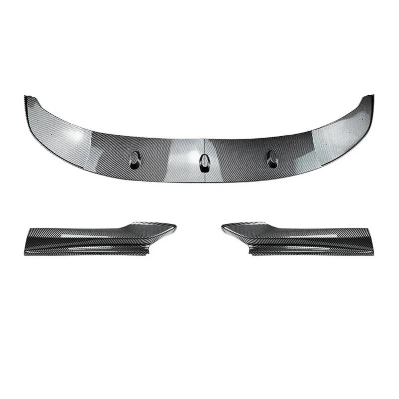 LDFREBCX Auto Frontstoßstange Lippe Kompatibel for BMW 5 Series F10 F11 M Sport 2011-2017 Spoiler Splitter Stoßstange Canard Lip Splitter(Carbon Look) von LDFREBCX