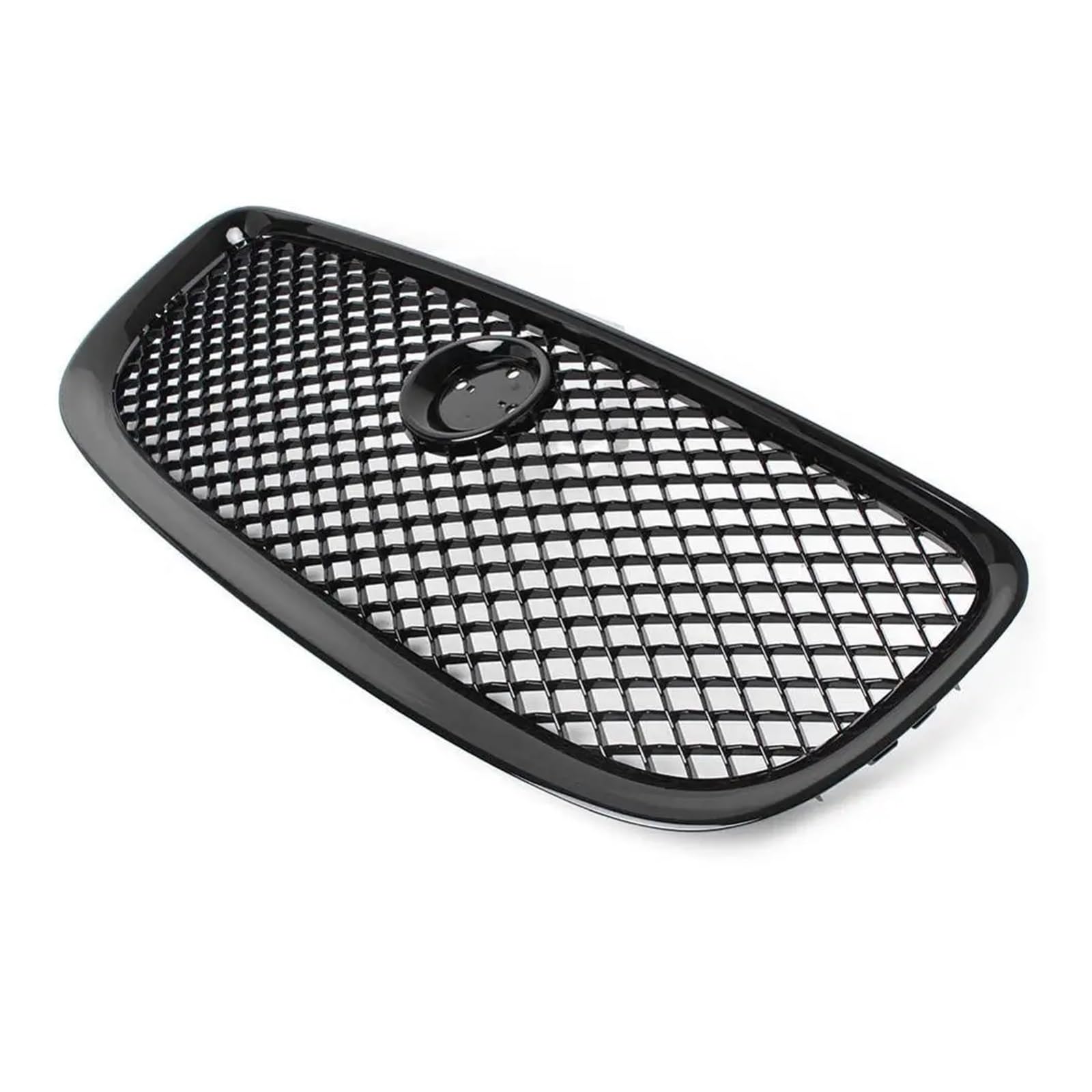 LDFREBCX Auto Frontstoßstange Mesh Grille Kompatibel for Jaguar XJ XJR X351 for 2010-2015 Upper Racing Grill Ersatz(Black) von LDFREBCX