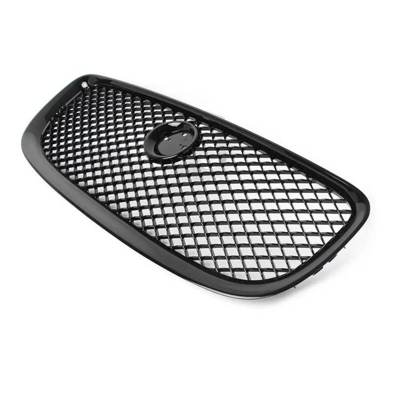 LDFREBCX Auto Frontstoßstange Mesh Grille Kompatibel for Jaguar XJ XJR X351 for 2010-2015 Upper Racing Grill Ersatz(Black) von LDFREBCX