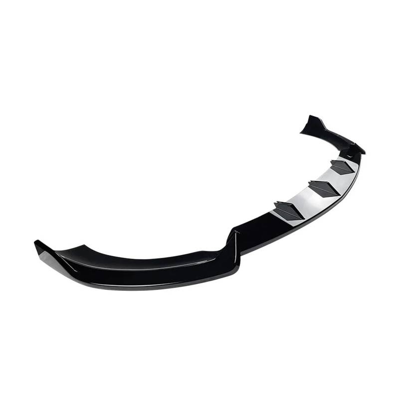LDFREBCX Auto-Frontstoßstange Unterlippe Spoiler Splitter Kompatibel for Mercedes Benz E-Klasse W213 2016-2020 Kompatibel for E260 E300 E43 AMG Frontsplitter(Glossy black1) von LDFREBCX