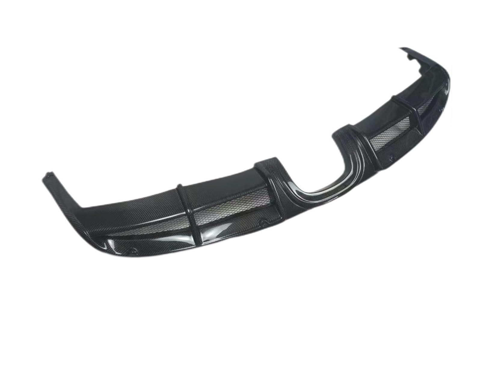 LDFREBCX Auto Heckstoßstange Diffusor Lip Auspuff Spoiler Kofferraum Splitter Kompatibel for Porsche 718 Boxster Cayman 2016-2018(Carbon Fiber) von LDFREBCX