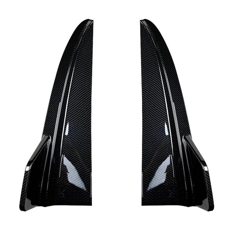 LDFREBCX Auto Heckstoßstangendiffusor Seitensplitter Kompatibel for C-Klasse W205 C180 C200 C260 C43 AMG 2015-2021 Seitenstoßstangensplitter(CF Look) von LDFREBCX