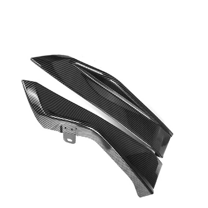 LDFREBCX Auto-Hinterseiten-Stoßstangenlippenschürzen Kompatibel for STi TS Kompatibel for Subaru BRZ Kompatibel for Toyota 86 Schwarz/Carbon-Diffusorsplitter(Carbon Look) von LDFREBCX