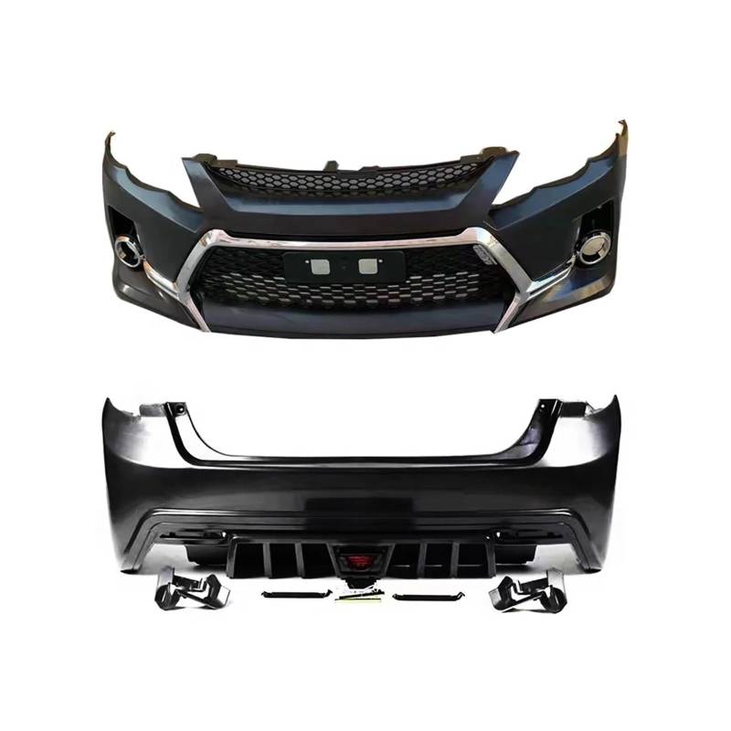 LDFREBCX Auto Stoßstange Kompatibel for Toyota Mark X 2010-2012 Front Stoßstange Hinten Stoßstange Kompatibel for Mark X Reiz Pp Kunststoff Material bodykit von LDFREBCX