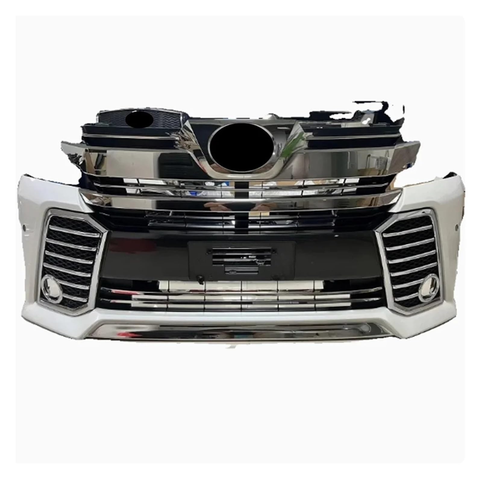 LDFREBCX Auto Surround-Version Frontstoßstangen-Montagegrill Kompatibel for Toyota Vellfire for 2015-2017 Bodykit LDFREBCX Auto Surround-Version Frontstoßstangen-Montagegrill Kompatibel for Toyota Vellfire for 2015-2017 Bodykit von LDFREBCX