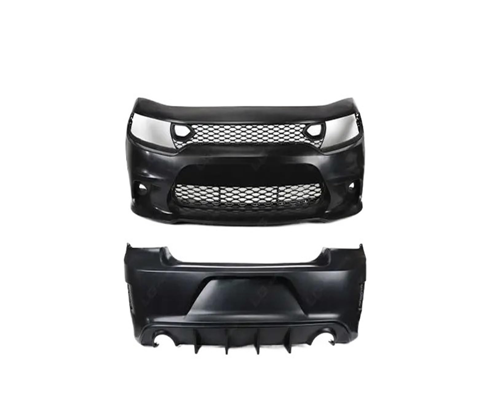 LDFREBCX Auto-Tuning-Teile Kompatibel for Dodge Charger Upgrade SRT-Stil Bodykit Frontstoßstange Heckstoßstangen Bodykit 2015-2023 von LDFREBCX