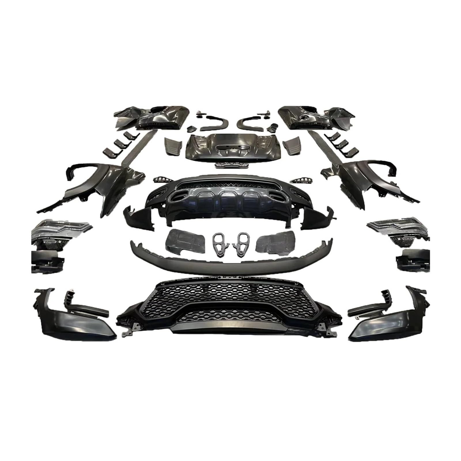 LDFREBCX Autostoßstange Kompatibel for Ram 1500-Upgrade Kompatibel for TRX T-Rex-Bodykit Kompatibel for Dodge-Kit-Zubehör LDFREBCX Autostoßstange Kompatibel for Ram 1500-Upgrade Kompatibel for TRX T-Rex-Bodykit Kompatibel for Dodge-Kit-Zubehör von LDFREBCX