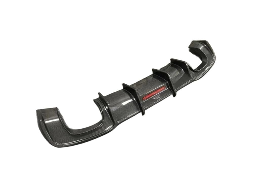 LDFREBCX CARBONFASER HECKSTOßSTANGE KOFFERRAUMLIPPE Spoiler DIFFUSOR Kompatibel for Audi A3 S3 Schrägheck Sportback 2017-2020 (Mit Licht) von LDFREBCX