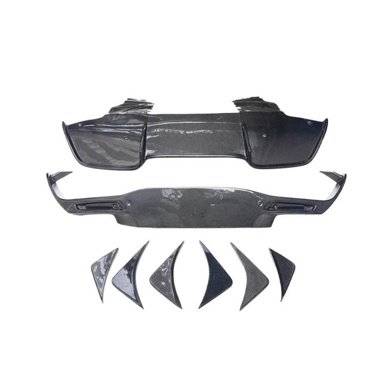 LDFREBCX Carbon Fibe Hecklippe Kompatibel for McLaren 720S for 2017-2021 Topcar Style Heckstoßstange Untere Spoilerlippe Dekoration von LDFREBCX