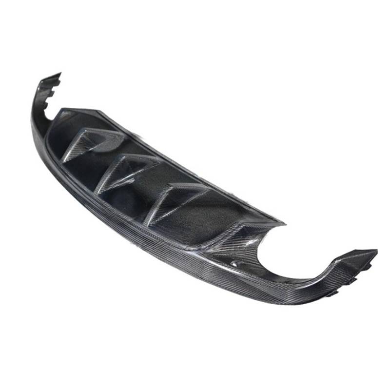LDFREBCX Carbon Fiber/Schwarz Auto Heckstoßstangenlippendiffusorschutz Kompatibel for Jaguar Xf for 2012-2015 Stoßstangendiffusor(CF) von LDFREBCX